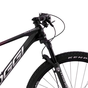 BICICLETA OGGI 29 AGILE SPORT DEORE 12V PRETO-VERM-AMAR L 2023 - DCRE 2020-16744-6